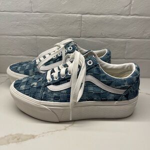 Platform Denim Vans
